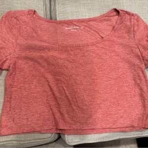 Outdoor voices cropped cloudknit tee